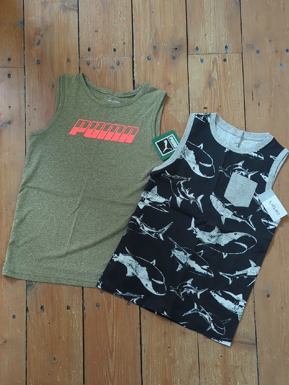 254- **NWT**Bundle Of Tank Tops For Boys